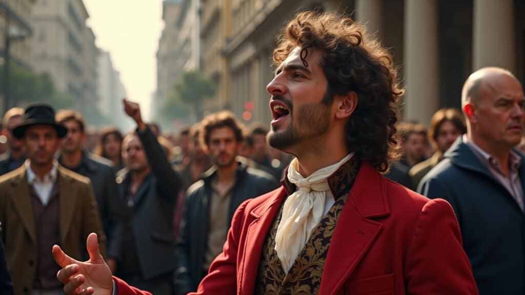 Enjolras, revolutionary leader, Les Misérables, book vs musical, passionate speech, professional Enjolras: a simplificação de um idealista revolucionário.