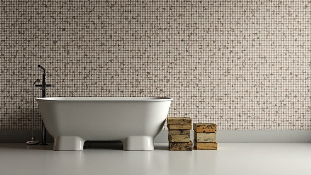 Industrial wall coverings, exposed brick, concrete, reclaimed wood, hydraulic tiles, neutral Revestimentos para estilo industrial: paredes com tijolos aparentes e piso de cimento queimado.