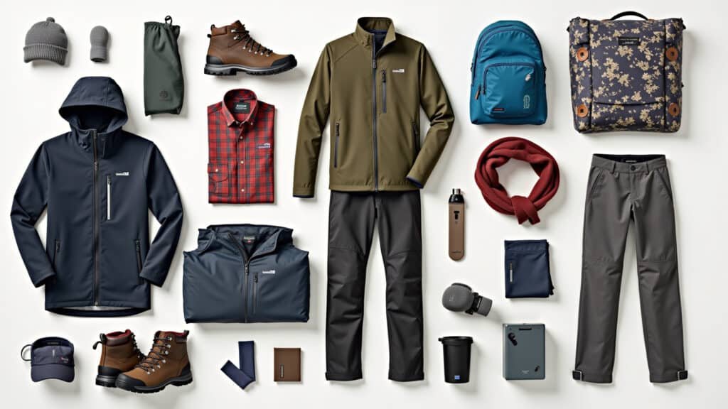 Lista de itens essenciais para levar na mala para a Patagônia.