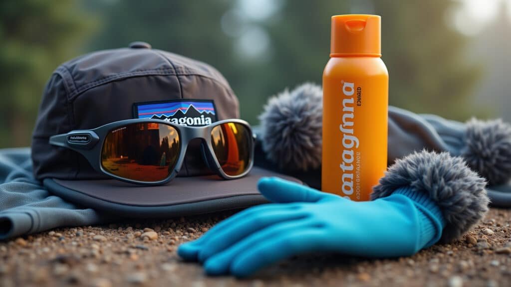 Acessórios indispensáveis para se proteger do sol, vento e frio na Patagônia.