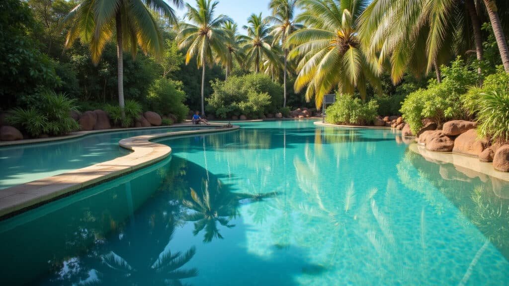 Taipu de Fora, Maraú, Bahia, Brazil. Natural pools, calm water, snorkeling, palm trees, Taipu de Fora, Bahia: piscinas naturais e relaxamento.